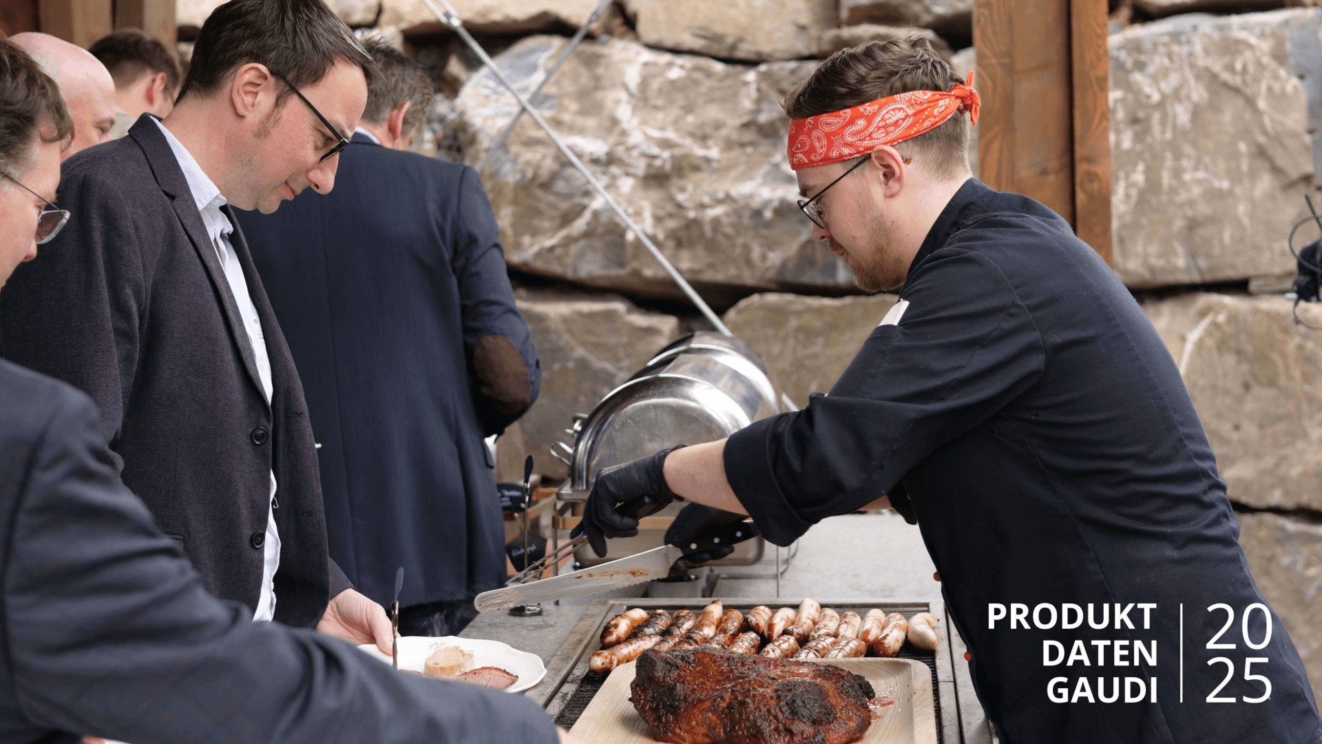 Grillbuffet der Produktdatengaudi