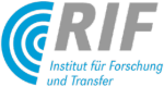 RIF Institut für Forschung & Transfer Logo - nexoma Partner Forschung & Entwicklung
