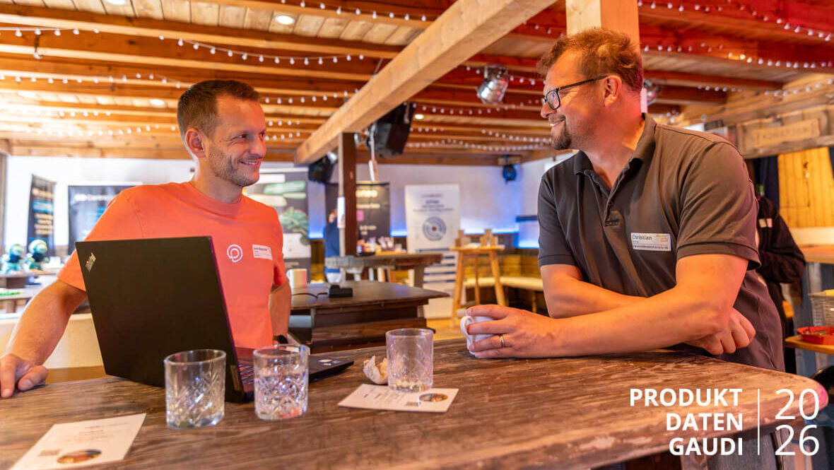 Networking im Ausstellerbereich von pixx.io